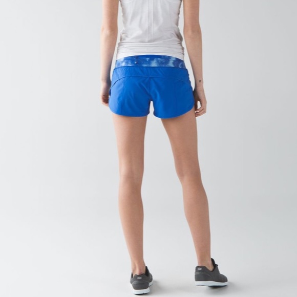 lululemon athletica Pants - Lululemon Speed Short Pipe Dream Blue / Tidal Trip Pipe Dream Blue Size 10